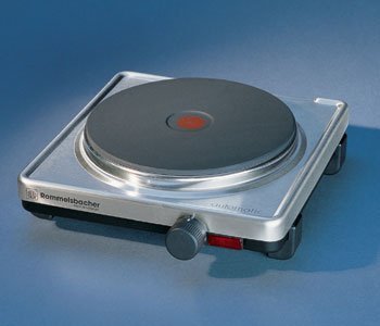 Rommelsbacher hotplate AK 2099 / E (stainless steel / black)