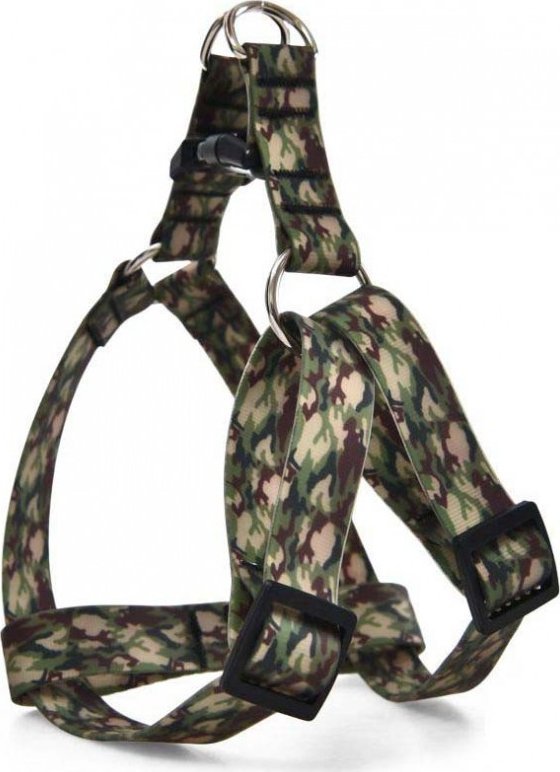 Barry King Wodoodporne szelki dla psa, PVC, moro, 2,5x50-70cm