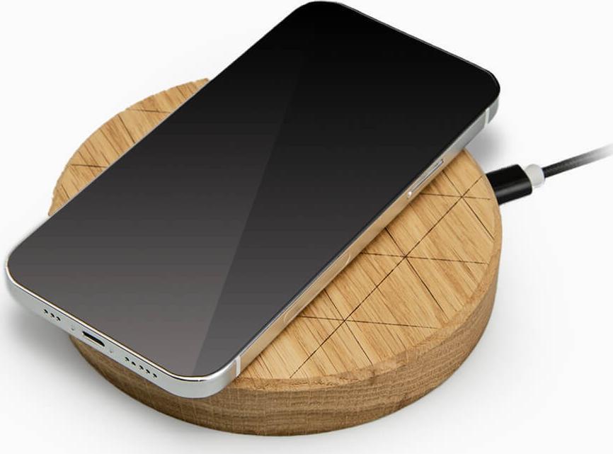 Ładowarka BeWood Slim Circle Indukcyjna 1x USB-C