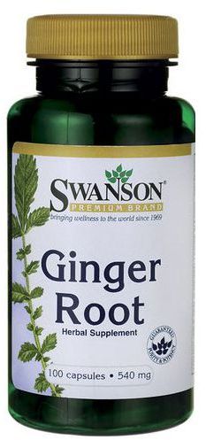 Swanson Imbir Ginger rot 540mg 100 kapsułek