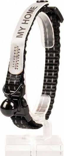 Duvo+ DUVO+ OBROŻA KOT "MY HOME" Z ADRESÓWKĄ CZARNA 20-30cm / 10mm 11158