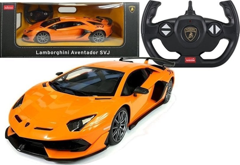 Auto R/C Lamborghini Aventador Rastar 1:14 Pomarańczowy Rastar