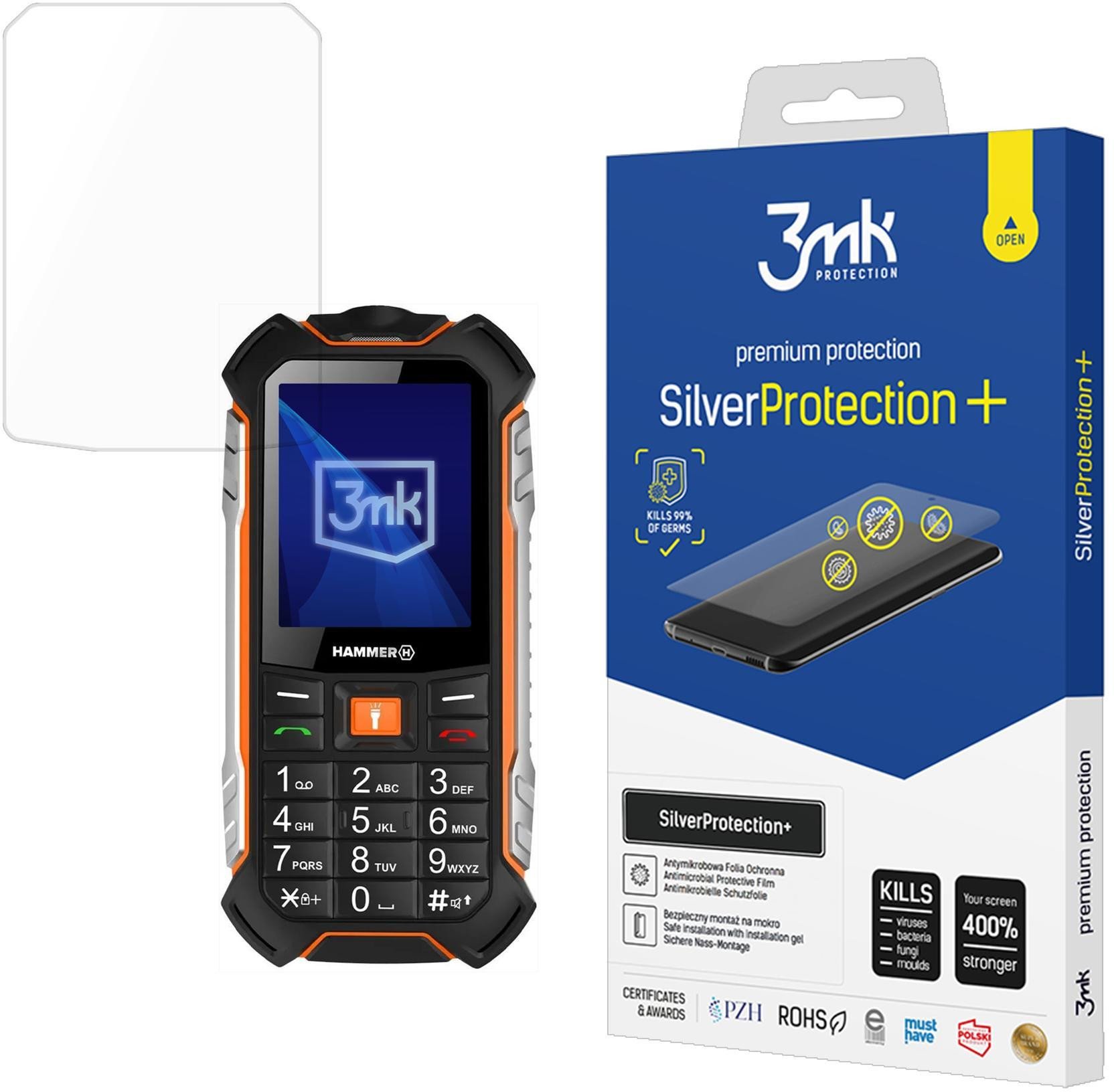 MYPHONE HAMMER BOOST - 3MK SILVERPROTECTION+