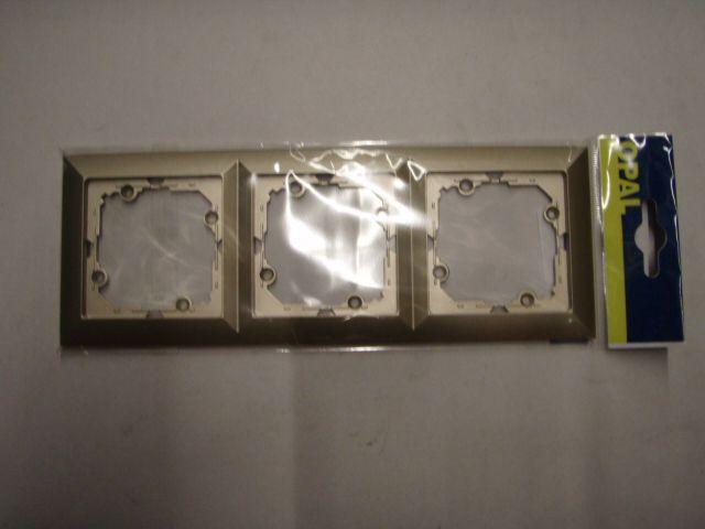 Opal Ramka 3-krotna opal/perła satynowa