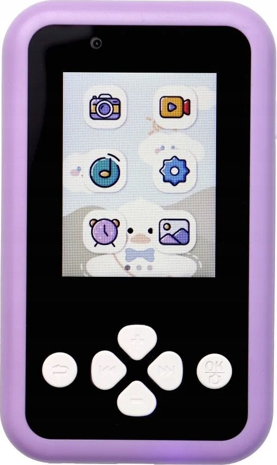 Telefon do gier dla dzieci z ekranem IPS 2,4" z przyciskami KDC-0027A fioletowy