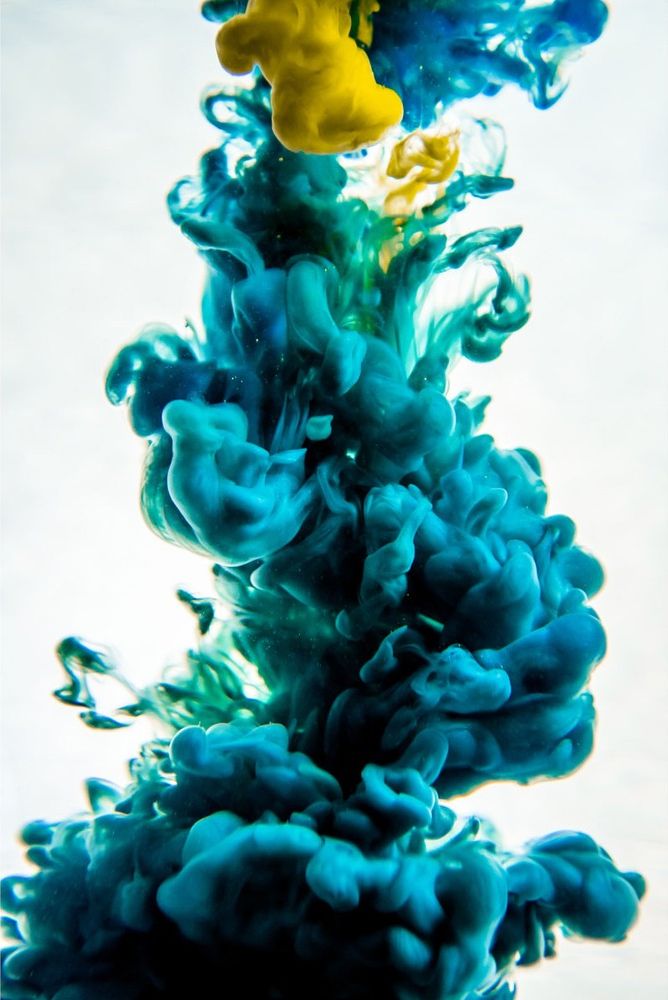 Witek Home Obraz szklany 80x120 Blue Smoke