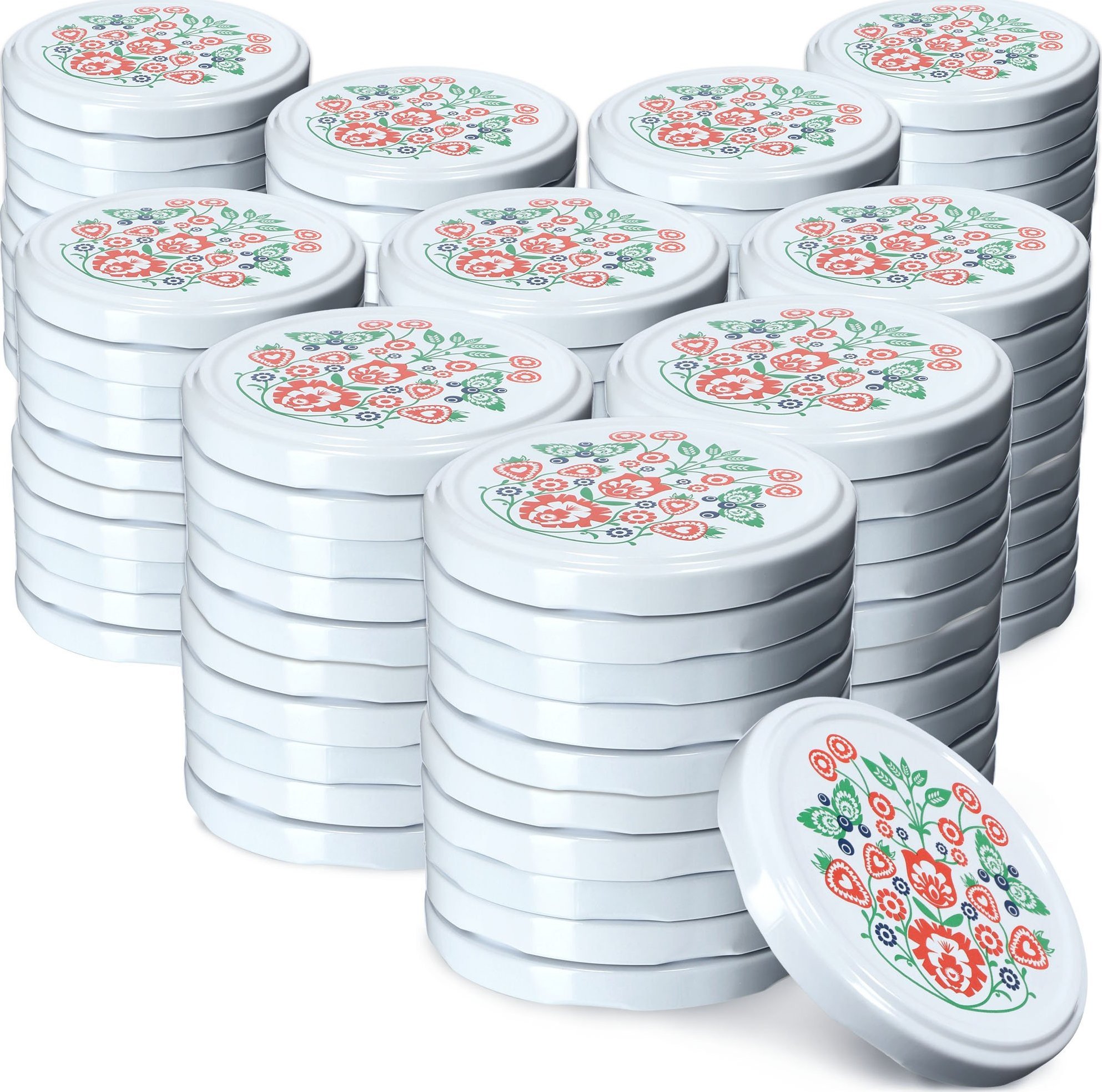 Kadax Zakrętki Do Słoików Nakrętki Wieczka 100 szt fi 66