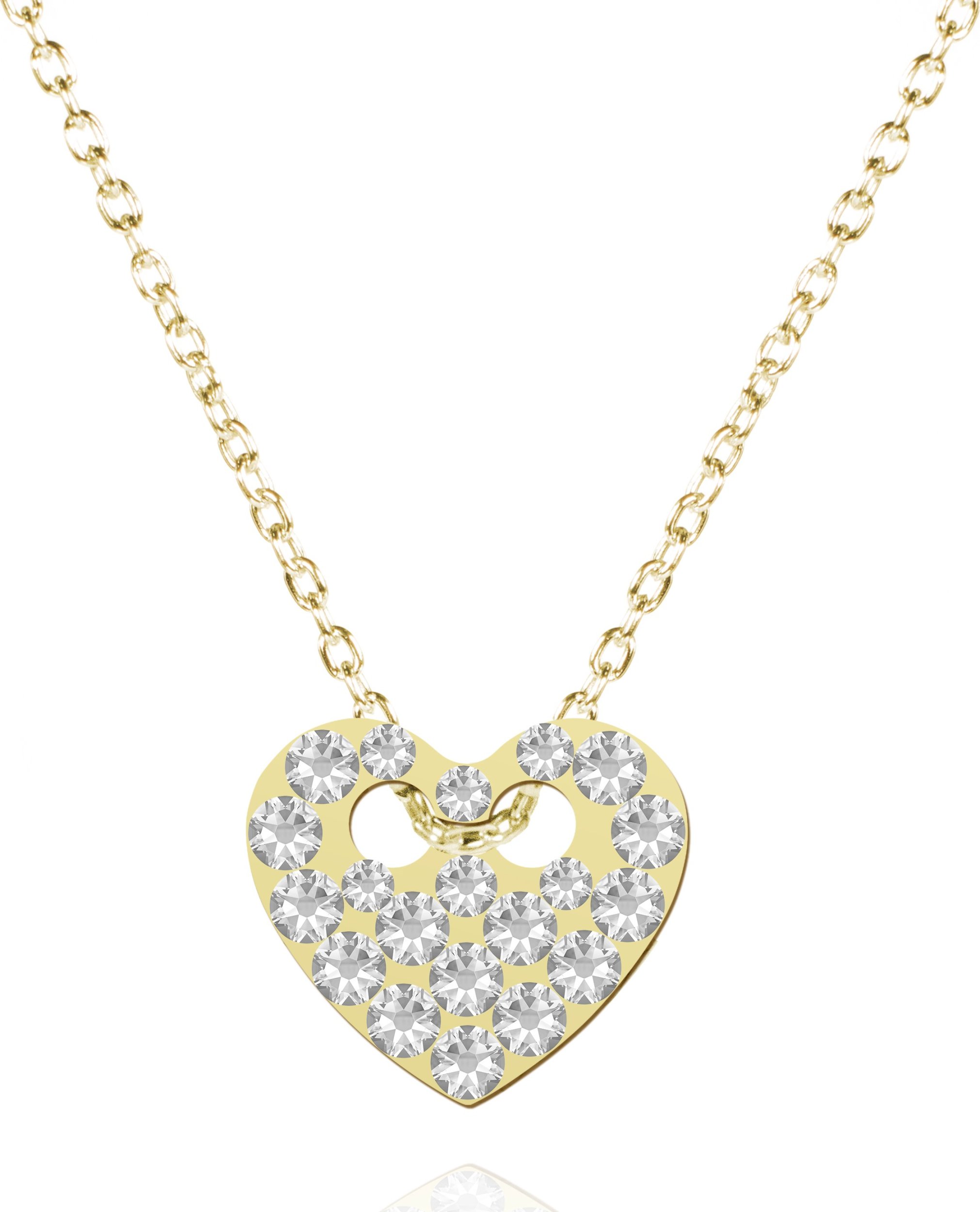 Radziszewska Jewellery Naszyjnik Pozłacany z Sercem