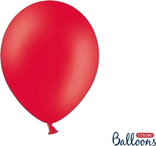 Party Deco Balony Strong, pastelowy czerwony, 30 cm, 10 szt. uniwersalny