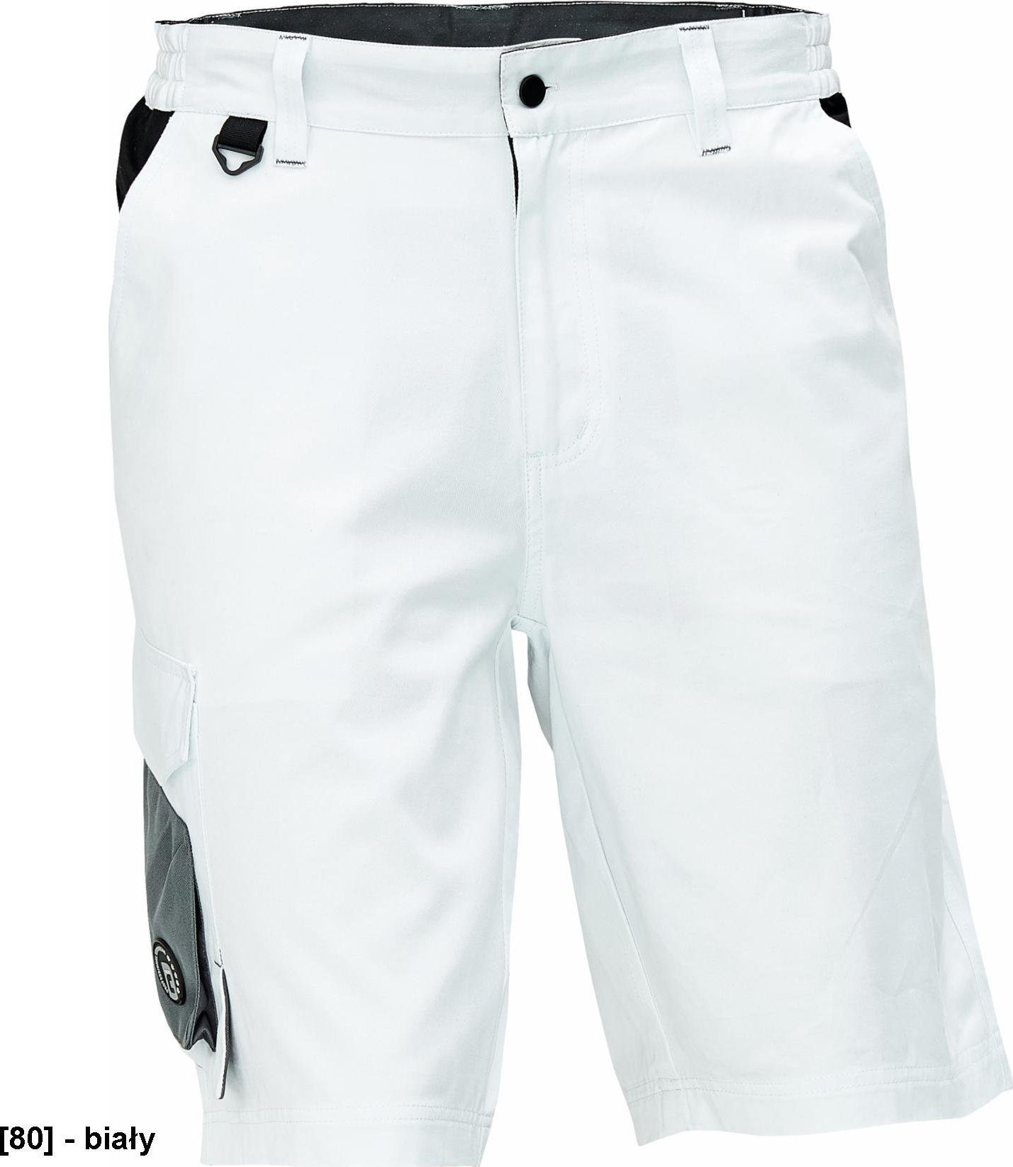 CERVA CREMORNE szorty - męskie szorty robocze, wytrzymała tkanina bawełnianiana, 60% bawełna, 40% poliester. 230 g/m2 - biały 52