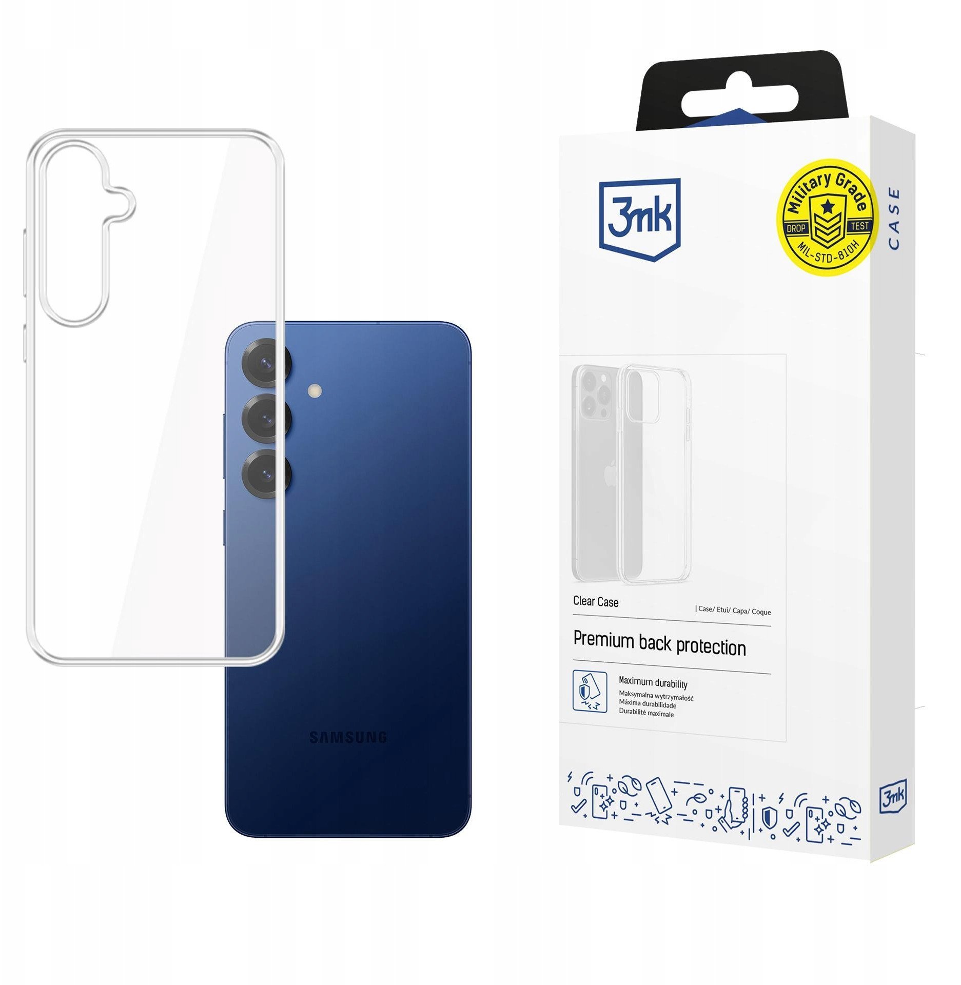 Etui 3MK Clear Case do Samsung Galaxy S25 FE
