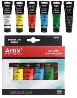 ZIELER Zestaw farb akrylowych 6 kolorów 6x35ml