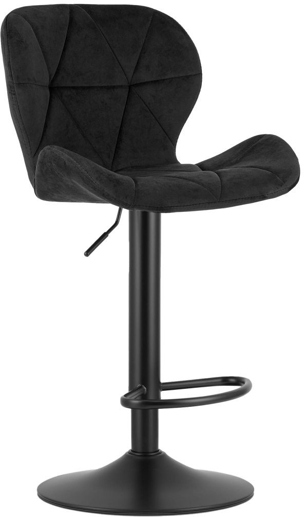 Hoker WEST - aksamit czarny / baza czarna