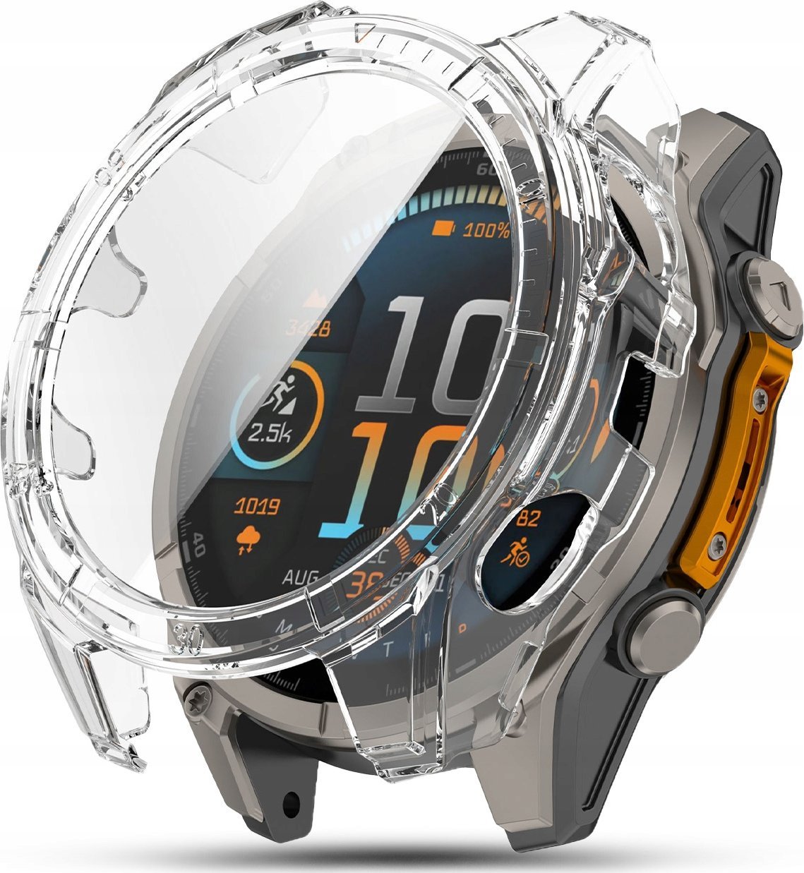 ETUI OCHRONNE 2w1 SZKŁO HARTOWANE do Garmin Fenix 8 - 43mm OCHRONA KOPERTY