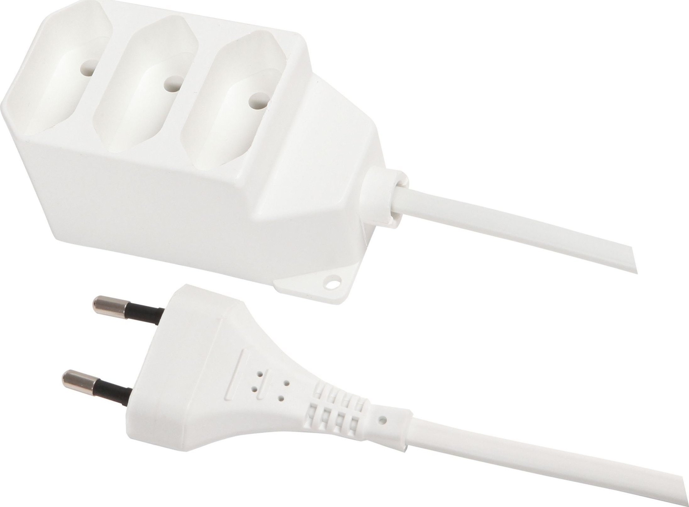 Jonex Przedłużacz 3-gniazda b/u Euro 2,5A 3m /OMYp 2x0,75/ biały PS-362 P