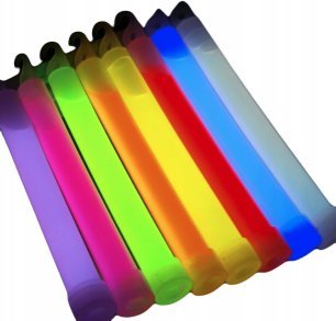 Pan i Pani Gadżet Kolorowe Świecące Pałeczki Fluorescencyjne Glow Stick Kolory