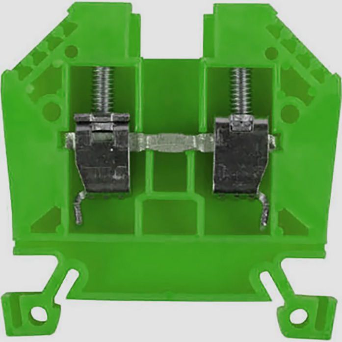 EM Group Złączka szynowa EURO 2-przewodowa 2,5mm2 zielona (43408GR)