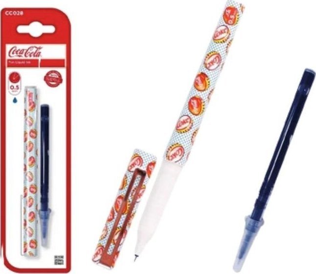 Cienkopis 0,5mm z wkładem wymiennym Coca-Cola
