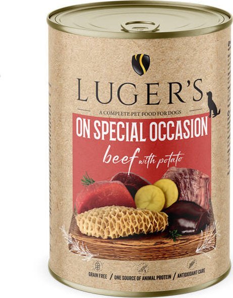 Karma mokra dla psa Luger's On Special Occasion wołowina z ziemniakiem 400 g