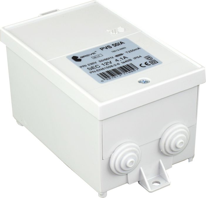 BREVE Transformator PVS 120VA 230/12V w obudowie IP54 (16012-9978)