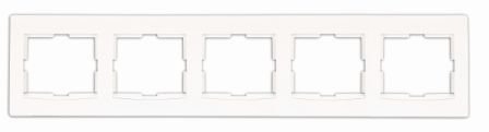 Schneider Electric Ramka pięciokrotna Anya biała AYA5800921