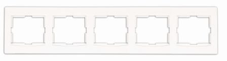 Schneider Electric Ramka pięciokrotna Anya biała AYA5800921