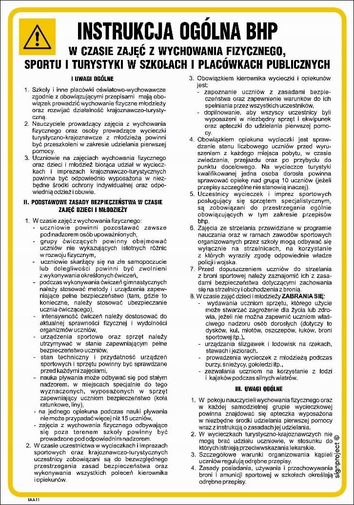 Mój dom Instrukcja Bhp Czasie Zajęć Wychowania Fizycznego Libres Polska Sp Sgp-Iaa11_245X350_Hn 5904937345300