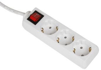 Listwa zasilająca Hama HAMA extension lead 3fold 3m with switch, white - 0030535