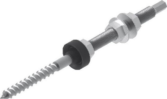 Baks Śruba z gwintem podwójnym fi10mm długość 300mm SWDM10x300E 898830