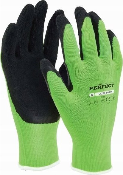 Stalco RĘKAWICE POLIESTROWE "LATEX FOAM" 9