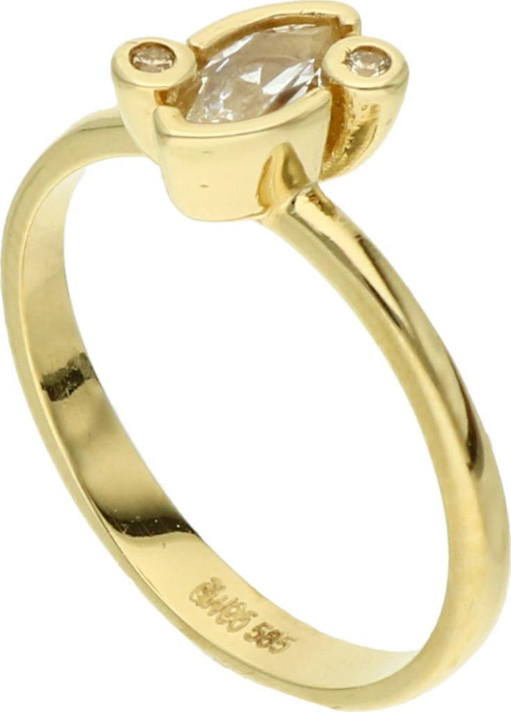 Rosanto Złoty pierścionek z cyrkonią roz. 585 14k