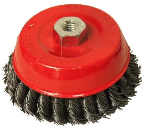 Szczotka druciana czołowa pleciona 125mm/5"M14(30)