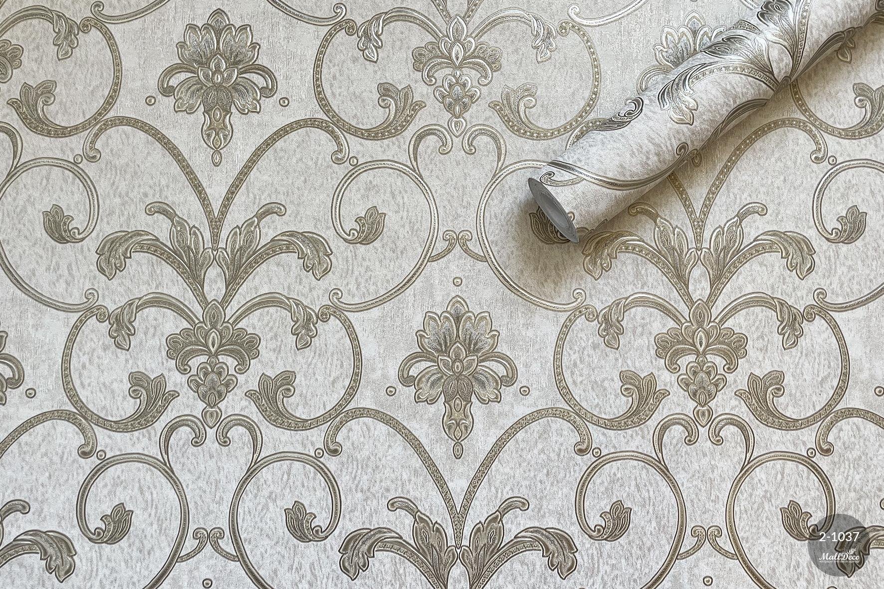 MallDeco TAPETA WINYLOWA MODEL STREZA DCOR, JASNOBEŻOWA