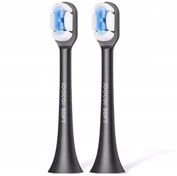 Końcówki SOOCAS SOFT do szczoteczki X1 X3 X3U D3 V1 X5 2szt CZARNE
