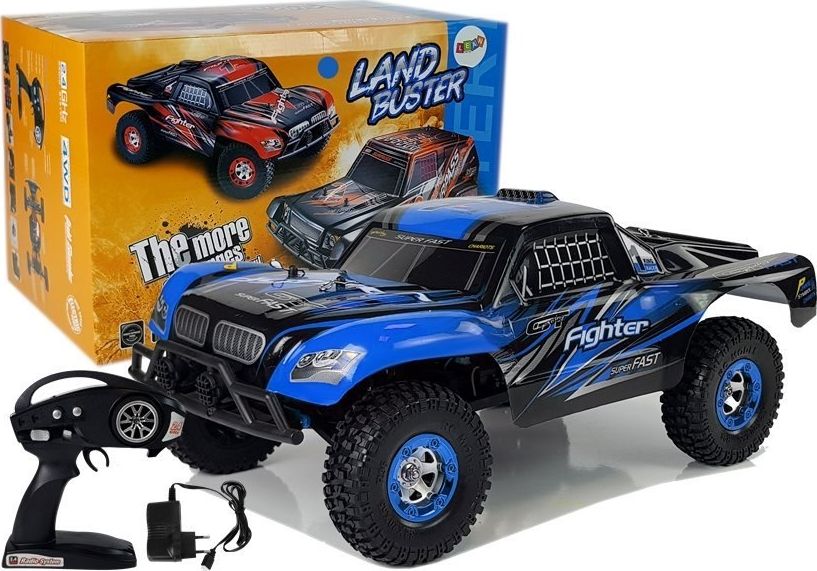 Lean Sport Auto Zdalnie Sterowane FY-01 4x4 Pick Up 1:12 R/C 40 km/h Niebieski