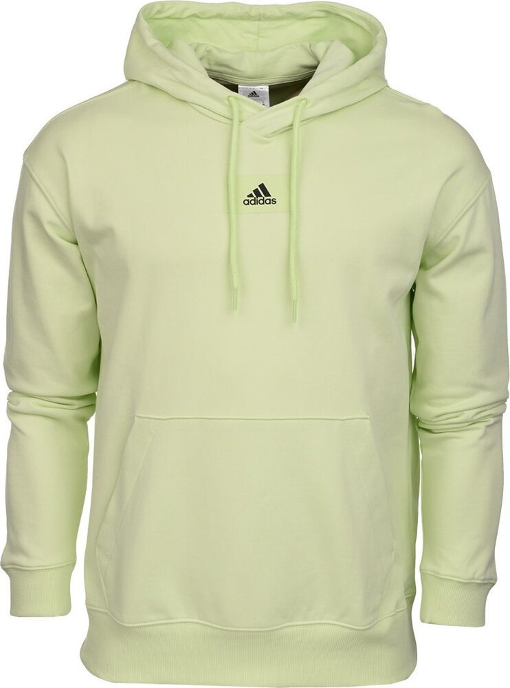 Adidas Bluza męska adidas Essentials FeelVivid Cotton Hoodie zielona HE4359 S