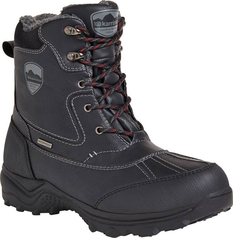 Buty trekkingowe męskie Karrimor MĘSKIE OCIEPLANE BUTY ZIMOWE KARRIMOR SNOW CASUAL K815-BLK