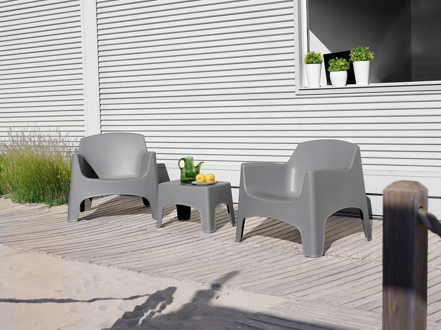 Garden furniture set Set Ibiza Terrace airy grey 8003723902219