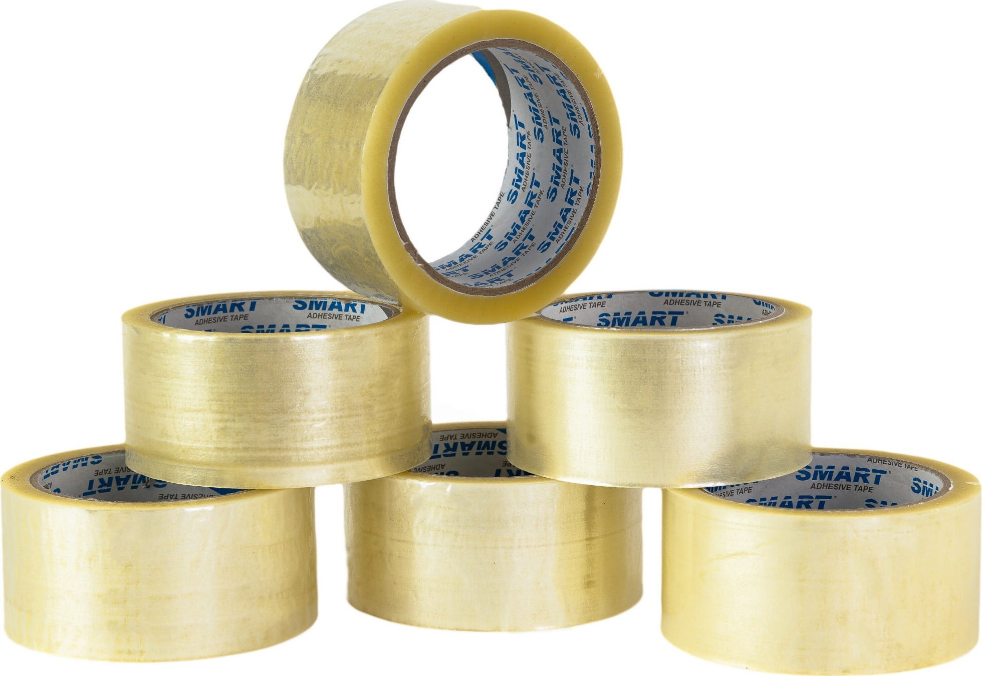 Smart Taśma Pakowa SMART Transparent Kauczuk Syntetyczny (Hot Melt) 48/66y - 6 szt.