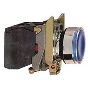 Schneider Electric Przycisk kryty podświetlany LED NO+NZ 230-240V żółty XB4BW35B5