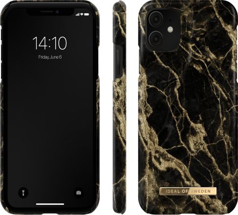 iDeal Of Sweden iDeal of Sweden Fashion - etui ochronne do iPhone 11/XR (Golden Smoke Marble)