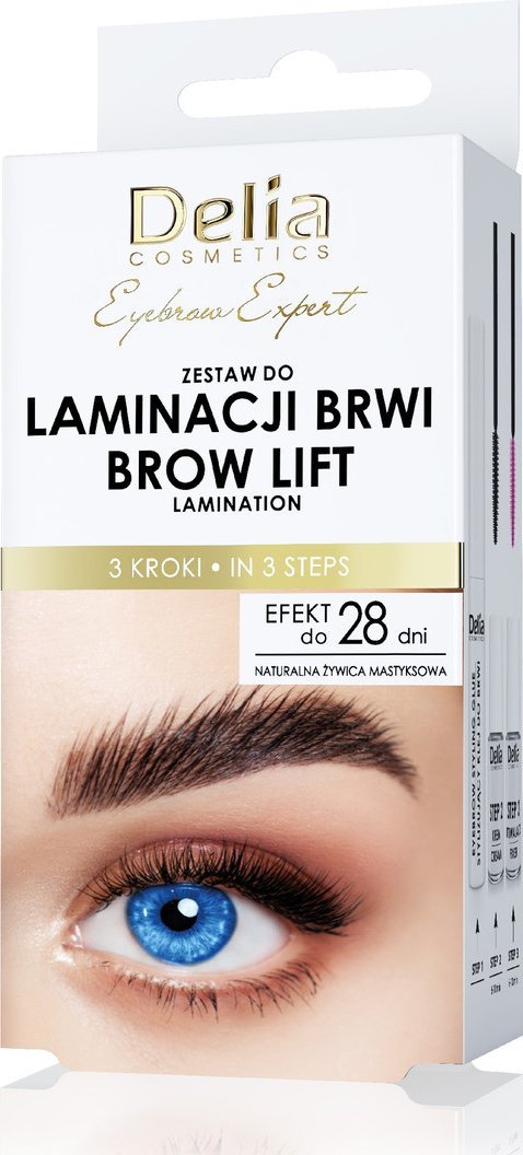 Delia Eyebrow expert Zestaw do laminacji brwi brow lift
