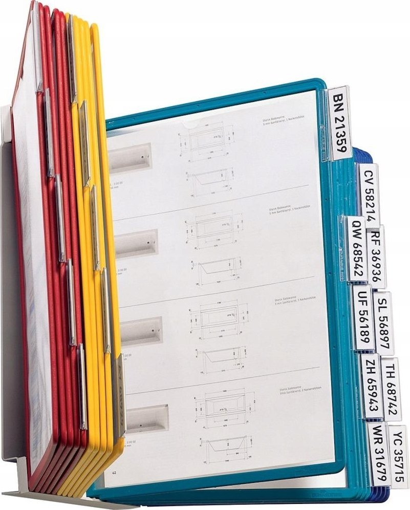 Durable DURABLE Sichttafelsystem Vario Wall 20 für A4 mehrfarbig