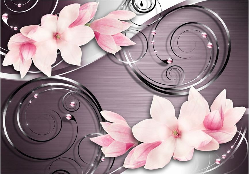 DecoNest Fototapeta - Różowa fantasmagoria - 200X140