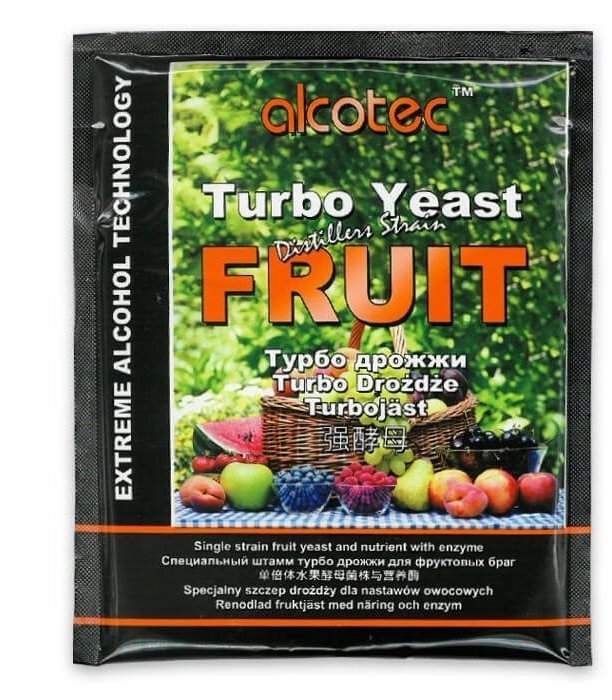 DROŻDŻE GORZELNICZE ALCOTEC TURBO YEAST FRUIT