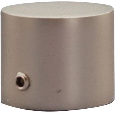 CURTAIN ROD FINIAL LUNA D25 MAT CHR 2PC