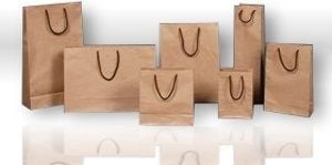 Rozette Torebka KRAFT (4) butelka 9x37x8 10szt