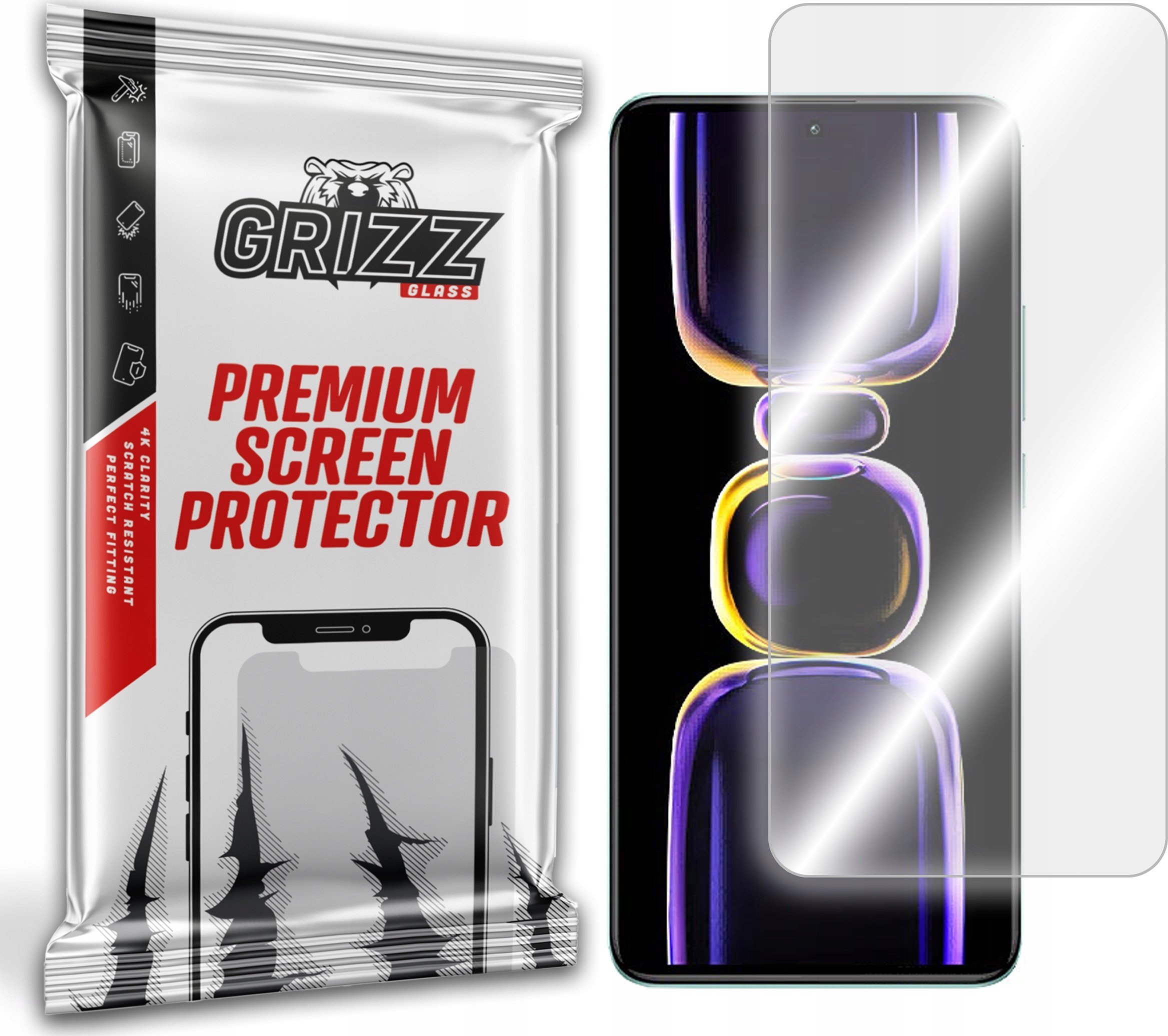 GrizzGlass Szkło hybrydowe Grizz Xiaomi Redmi K60