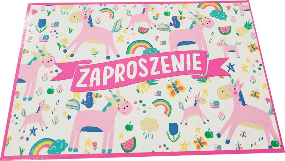 Fastima ZAPROSZENIE Okolicznościowe z życzeniami A216