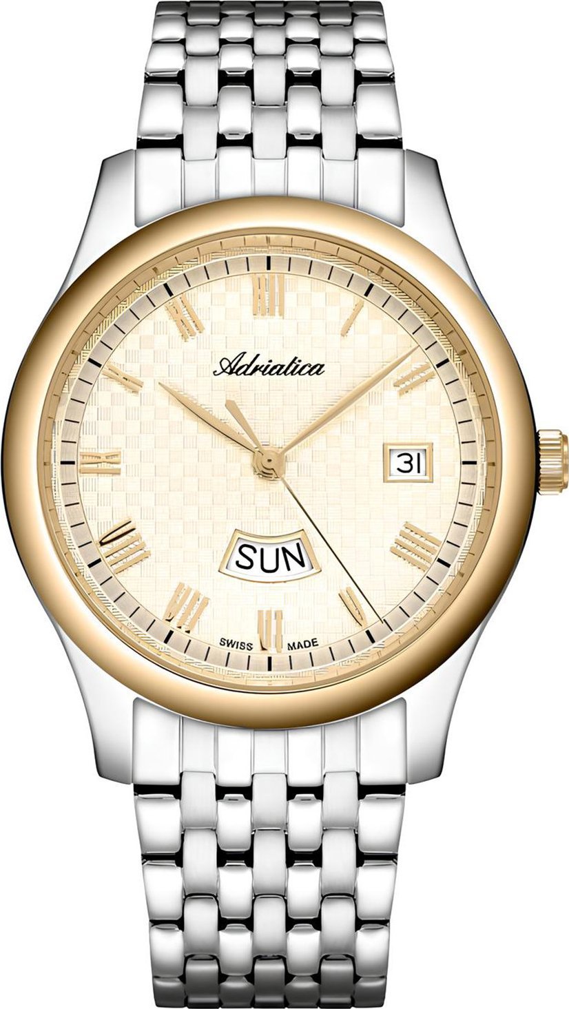 Zegarek Adriatica Zegarek męski Adriatica A1025.2161Q srebrny